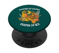 Maestro De Juegos Guardián De Koi PopSockets PopGrip Adhesivo