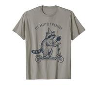 Maestro de Mapache monitorear activamente el día de Las Pruebas Motivación Diversión Camiseta