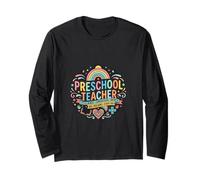 Maestro de Preescolar Little Minds Growth Inspiration Design Manga Larga