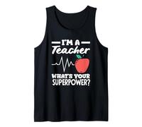 Maestro de primaria Soy un maestro ¿Cuál es tu superpoder Camiseta sin Mangas