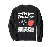 Maestro de primaria Soy un maestro ¿Cuál es tu superpoder Sudadera