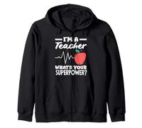 Maestro de primaria Soy un maestro ¿Cuál es tu superpoder Sudadera con Capucha