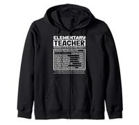 Maestro de Primaria Trabajando Duro Pensamiento Crítico Badass Sudadera con Capucha