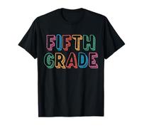 Maestro de quinto grado Estudiante Primer día de quinto grado Niño Niña Camiseta