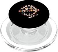 Maestro de quinto grado Regreso a la escuela Maestros de quinto grado Flor PopSockets PopGrip para MagSafe