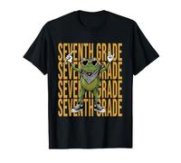 Maestro de Rana de séptimo Grado Gesto de Rock de Regreso a la Escuela Camiseta