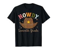 Maestro de séptimo Grado Rodeo Country Western Howdy Séptimo Grado Camiseta