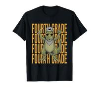 Maestro de T-Rex de Cuarto Grado Gesto de Rock de Regreso a la Escuela Camiseta