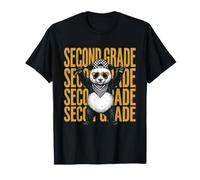 Maestro de T-Rex de Segundo Grado Gesto de Rock de Regreso a la Escuela Camiseta