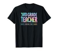 Maestro de Tercer Grado enseñar motivar Amor Inspirar enseñanza Lema Camiseta