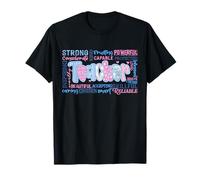 Maestro Definición Enseñar Inspiración Profesora Vida Mujer Camiseta