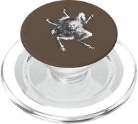 Maestro demoníaco de la lógica de la filosofía y la herbolaria Recortado PopSockets PopGrip para MagSafe