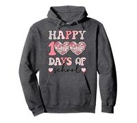 Maestro Disco Ball Heart 100 Days Happy 100th Day of School Sudadera con Capucha