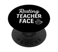 Maestro en Reposo Educador Facial Enseñanza Escolar PopSockets PopGrip Adhesivo