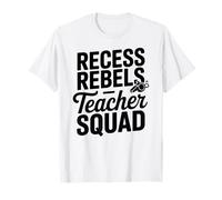 Maestro Escuadrón Apreciación Divertido Escuadrón Escolar Receso Rebeldes Camiseta