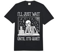 Maestro Halloween, Solo esperaré hasta Que esté Tranquilo Comfort Colors Adult Heavyweight T-Shirt
