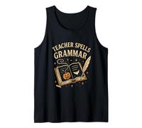 Maestro hechizos Gramática Halloween Magia Camiseta sin Mangas