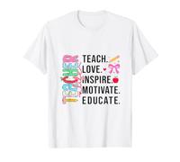 Maestro Inspira Educar Apreciación Camiseta