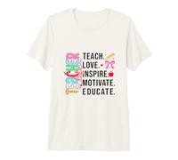 Maestro Inspira Educar Apreciación Camiseta Premium