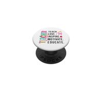 Maestro Inspira Educar Apreciación PopSockets PopGrip Adhesivo