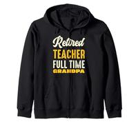 Maestro jubilado abuelo a tiempo completo Sudadera con Capucha