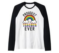Maestro más Orgulloso de Todos los Tiempos - Maestro del Orgullo Gay, Maestra Queer Camiseta Manga Raglan