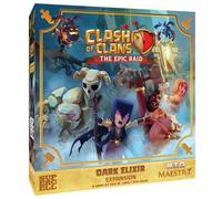 Maestro Media Ventures | Clash of Clans The Epic Raid Dark Elixir Expansion | Expansión De Juego De Mesa | 2-4 Jugadores | 45-90 Min