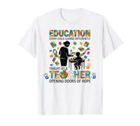 Maestro Mes de Concientización sobre el Autismo Educación Profesora Mujeres Camiseta