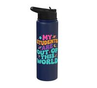 Maestro Mis alumnos están fuera de este mundo Escuela de educadores Stainless Steel Insulated Water Bottle
