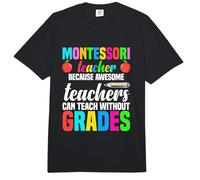Maestro Montessori Porque los Maestros increíbles Pueden enseñar Comfort Colors Adult Heavyweight T-Shirt