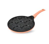 Maestro MR-1222-B Sartén para crepes 26 cm, antiadherente, mango silicona