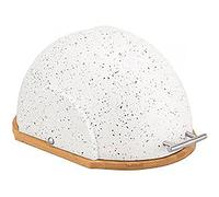 Maestro MR-1678-G Panera de Mesa para Guardar Pan, Tapa Deslizante, Contenedor para Almacenamiento Pan y Bollería, Diseño Moderno, Blanca