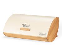 Maestro mr-1775-ivory bread box other ivory, wood bamboo, metal