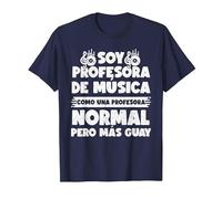 Maestro Música Colegio - Profesor Música Camiseta, Hombre, Azul Marino, S
