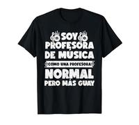 Maestro Música Colegio - Profesor Música Camiseta, Hombre, Negro, M
