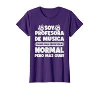 Maestro Música Colegio - Profesor Música Camiseta, Mujer, Morado, 3XL