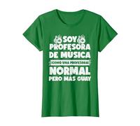 Maestro Música Colegio - Profesor Música Camiseta, Mujer, Verde Kelly, XS