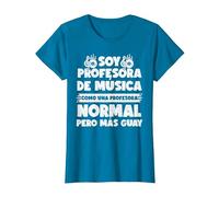 Maestro Música Colegio - Profesor Música Camiseta, Mujer, Zafiro, L