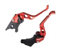 Maestro Palancas Accesorios Moto Manillar Ajustable Delantero Trasero Freno Embrague Manetas para Pegaso 660 2005-2011(Red)