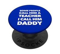Maestro Papás Escuela Maestros Día Padre Papá Apreciación PopSockets PopGrip Adhesivo