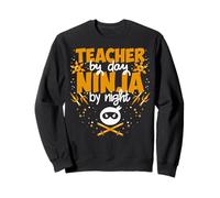 Maestro por día Ninja por la Noche - Mejor Maestro Sudadera