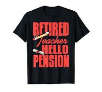 Maestro Retirado Hola Pensión Nueva Vida Comienza Camiseta