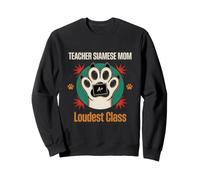 Maestro Siamés Mamá Más Fuerte Clase Sudadera