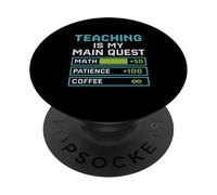 Maestro Sube de Nivel Mi sujeto es un Jugador de Aventuras PopSockets PopGrip Adhesivo