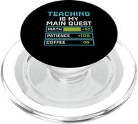 Maestro Sube de Nivel Mi sujeto es un Jugador de Aventuras PopSockets PopGrip para MagSafe