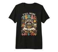 Maestro Superviviente Mapache Salvaje Fin de Año Escolar Camiseta Premium