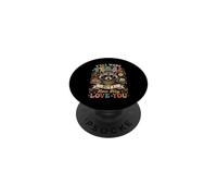 Maestro Superviviente Mapache Salvaje Fin de Año Escolar PopSockets PopGrip Adhesivo