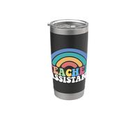 Maestro Sustituto Maestro Asistente Educador Escol Vaso térmico de acero inoxidable de doble pared