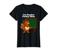 Maestro Turquía Mamá Acción de Gracias Familia Coincid Camiseta