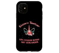 Maestro Unicornio Escuela Mágica Educación Lindo Carcasa para iPhone 11